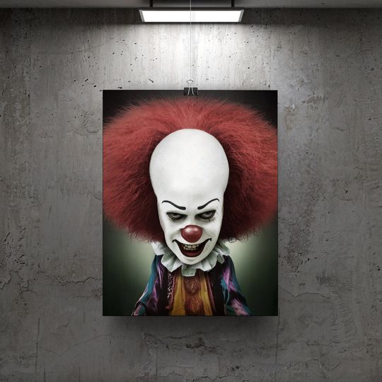 IT Poster, Pennywise Poster, Wall Decor