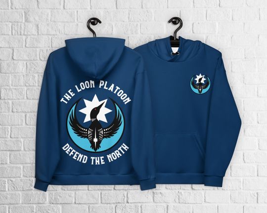 Loon Platoon Hoodie - Defend the North from ICE