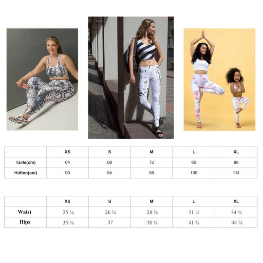 Purple Flower High Waist Leggings Womens