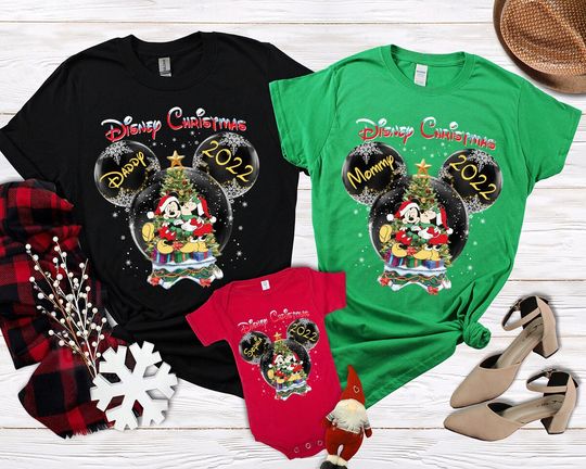 Personalized Disney Christmas shirt