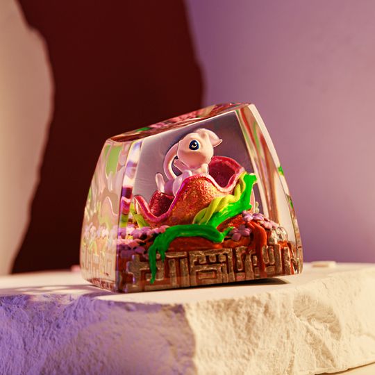 Custom MEW ANIME Artisan Keycap, Spacebar Keycap, Keycap Set, Cute Keycap