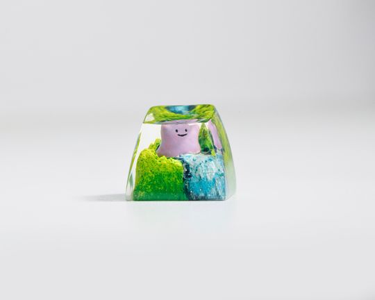 CUTE PKM Artisan Keycap, Spacebar Keycap, Keycap Set, Cute Keycap