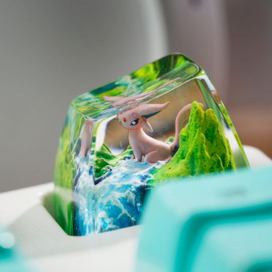 PKM Artisan Keycap, Spacebar Keycap, Keycap Set, Cute Keycap