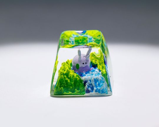 Raichu PKM Artisan Keycap, Spacebar Keycap, Keycap Set, Cute Keycap