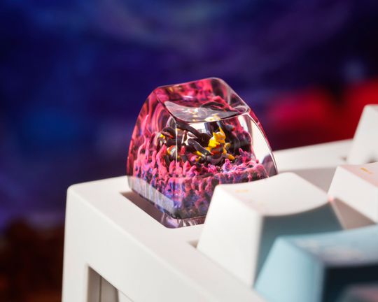 PKM Artisan Keycap, Spacebar Keycap, Keycap Set, Cute Keycap
