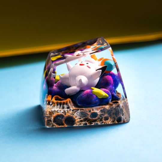 CUTE PKM Artisan Keycap, Spacebar Keycap, Keycap Set, Cute Keycap