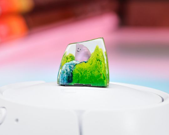 PKM Artisan Keycap, Spacebar Keycap, Keycap Set, Cute Keycap