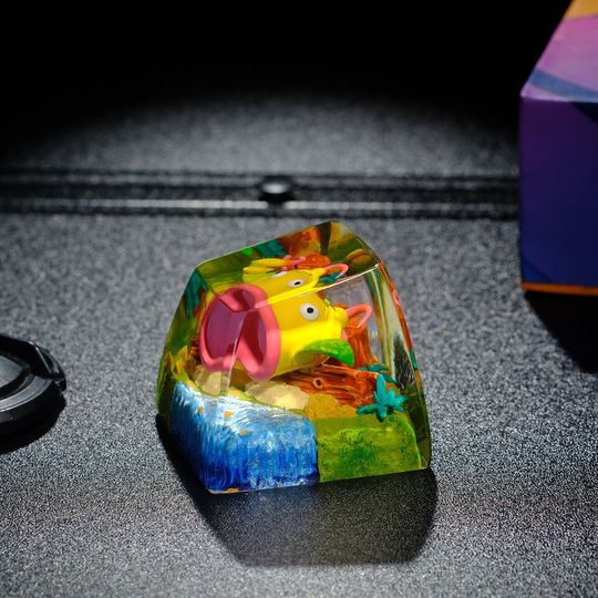 Weepinbell PKM Artisan Keycap, Spacebar Keycap, Keycap Set, Cute Keycap