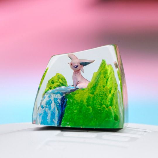 PKM Artisan Keycap, Spacebar Keycap, Keycap Set, Cute Keycap