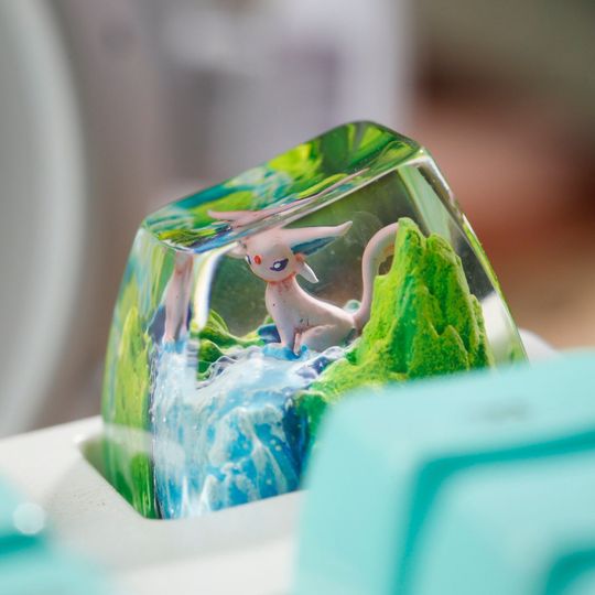 PKM Artisan Keycap, Spacebar Keycap, Keycap Set, Cute Keycap