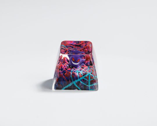 F.I.R.E GENGAR Artisan Keycap, Spacebar Keycap, Keycap Set, Cute Keycap