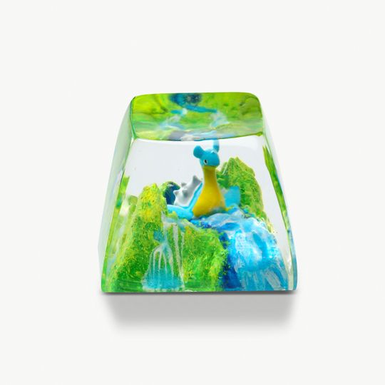 Lapras PKM Artisan Keycap, Spacebar Keycap, Keycap Set, Cute Keycap