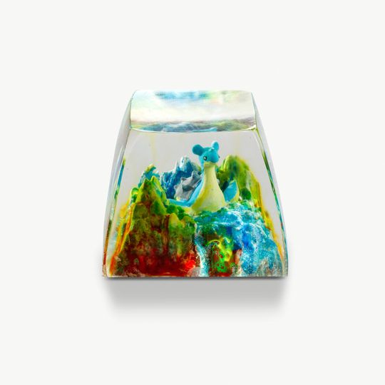 Lapras PKM Artisan Keycap, Spacebar Keycap, Keycap Set, Cute Keycap