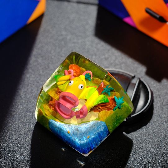 Weepinbell PKM Artisan Keycap, Spacebar Keycap, Keycap Set, Cute Keycap