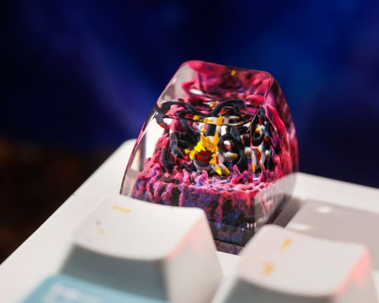 PKM Artisan Keycap, Spacebar Keycap, Keycap Set, Cute Keycap