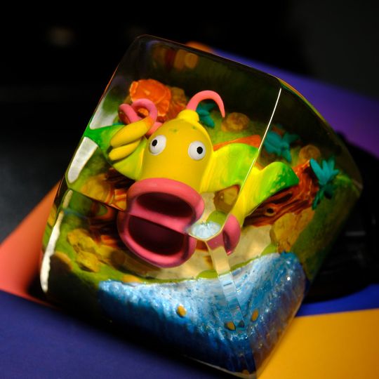 Weepinbell PKM Artisan Keycap, Spacebar Keycap, Keycap Set, Cute Keycap