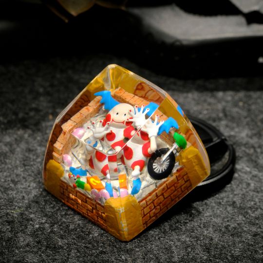 MR MIME Artisan Keycap, Spacebar Keycap, Keycap Set, Cute Keycap