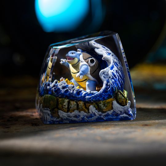 HOT PKM Artisan Keycap, Spacebar Keycap, Keycap Set, Cute Keycap