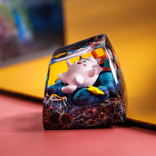 CUTE PKM Artisan Keycap, Spacebar Keycap, Keycap Set, Cute Keycap