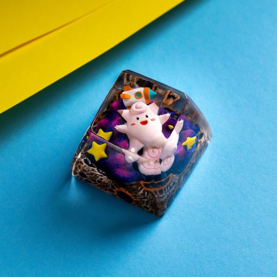 CUTE PKM Artisan Keycap, Spacebar Keycap, Keycap Set, Cute Keycap