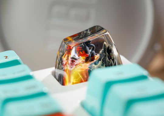 Charizard PKM Keycaps, Spacebar Keycap, Keycap Set, Cute Keycap