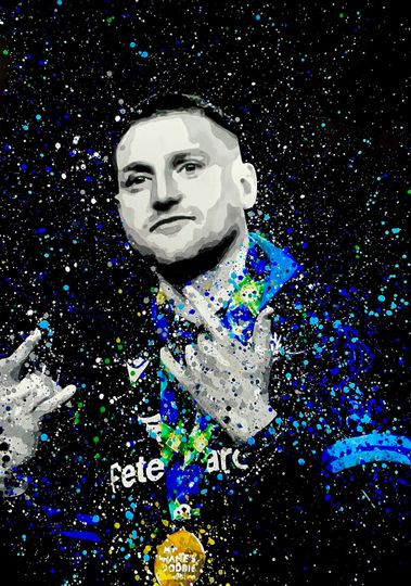 Finn Russell Poster - Hand Painted Art Prints - Poster - Gift