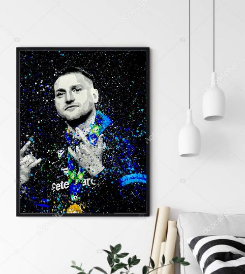 Finn Russell Poster - Hand Painted Art Prints - Poster - Gift