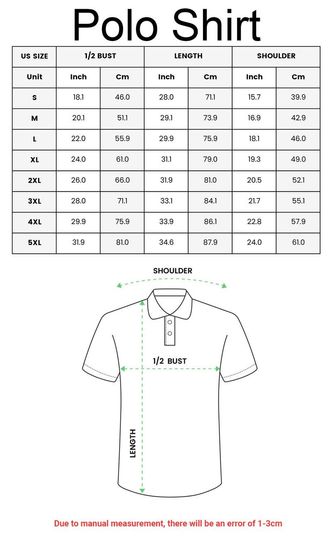 White Stars Black Polo Shirt