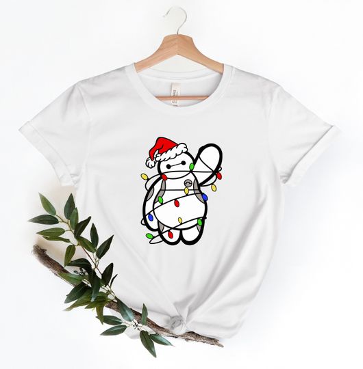 Baymax Christmas Lights - Shirt, Big Hero 6, Disney Christmas shirt