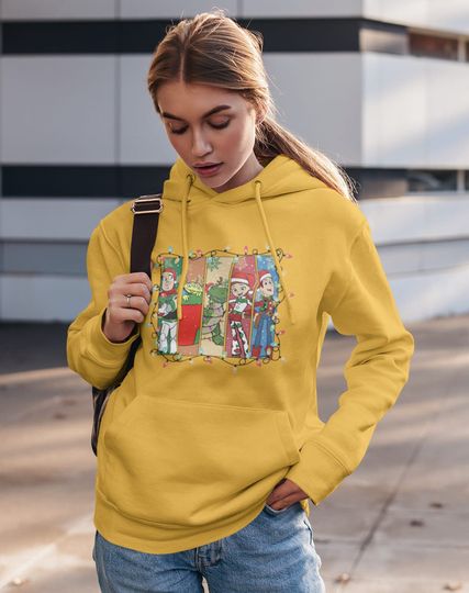 Disney Characters Squad Christmas Sweatshirt, Buzz Lightyear Christmas Sweatshirt