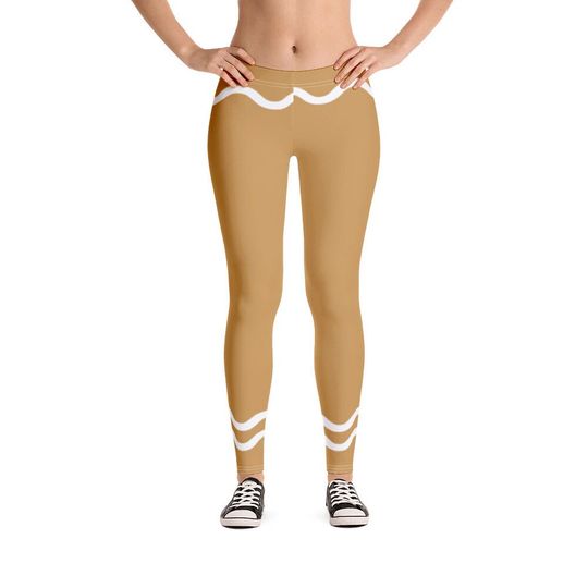 Gingerbread Friend Holiday Party, Christmas Trip Leggings, Gift For Women