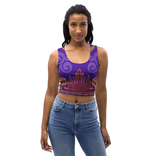 Magic Carpet 3D Crop Tank Top for Womens