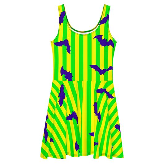 Not so Spooky Skater Dress – Fun Cartoon Style Casual Outfit for Women