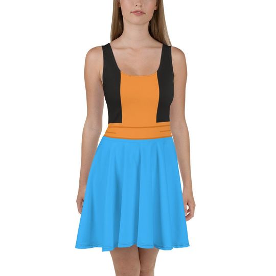 Feeling Goofy Skater Dress for Women