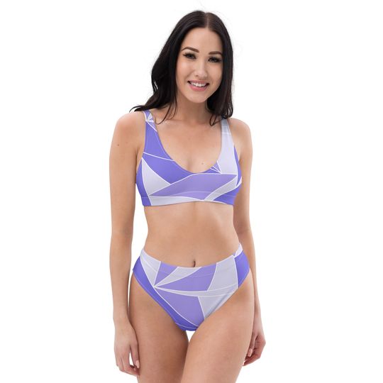 Purple Wall Two Piece Swimsuit