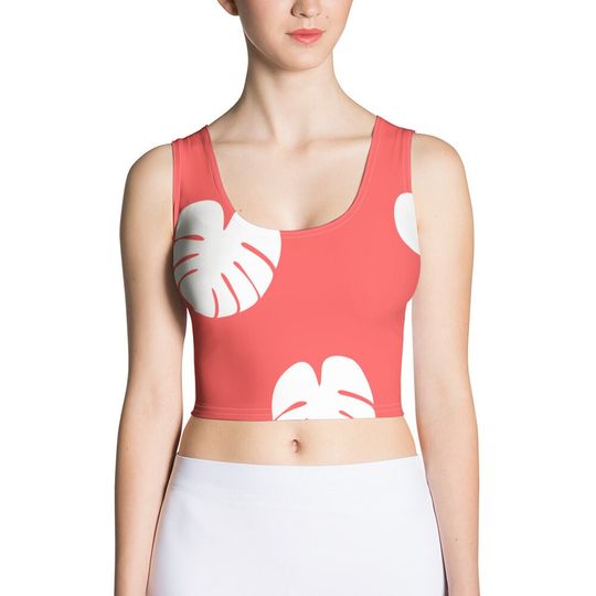 The Lilo 3D Crop Tank Top for Womens