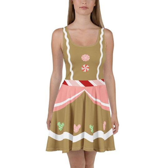 Gingerbread Lady Christmas Party Dress