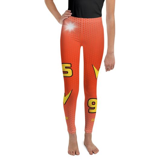 Lightning Car Youth Leggings, Gift For Women