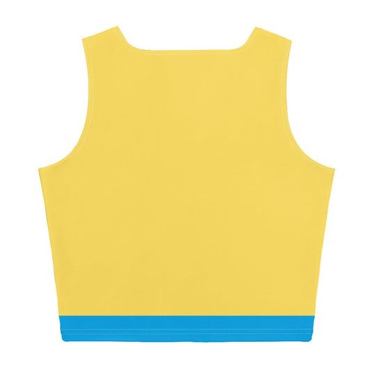Cartoon Ball 3D Crop Tank Top for Womens