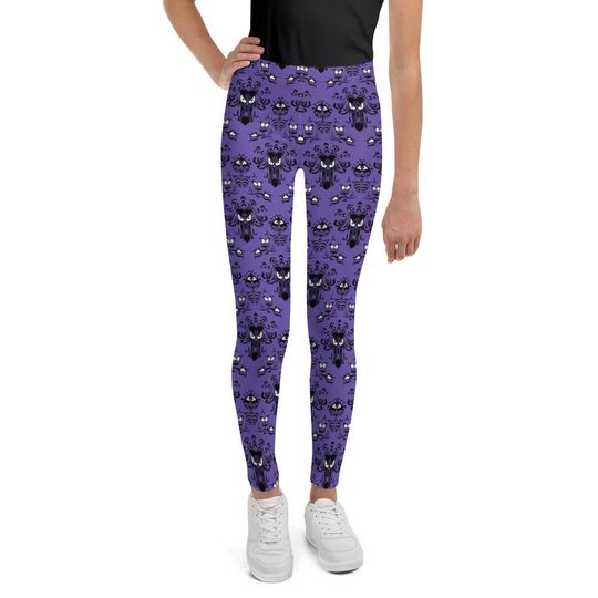Haunted House Youth Leggings, Gift For Women