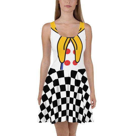 Chef Mick Skater Dress – Fun Cartoon Style Casual Outfit for Women
