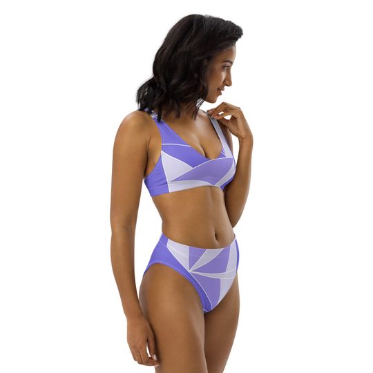 Purple Wall Two Piece Swimsuit