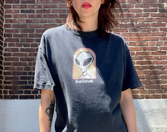 Vintage 1990s Alien Workshop "Believe" Skate Tee