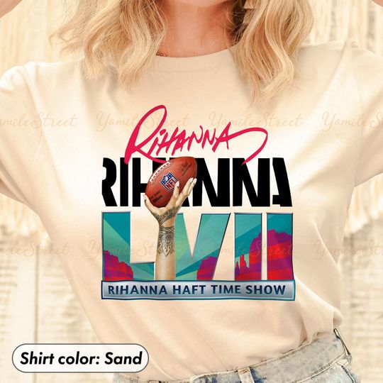 Rihanna Superbowl 2023 Halftime Show Shirt