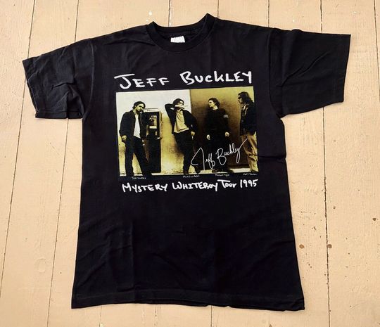 Jeff Buckley T-Shirt, Jeff Buckley Mystery White Boy Tour 1995 T-Shirt