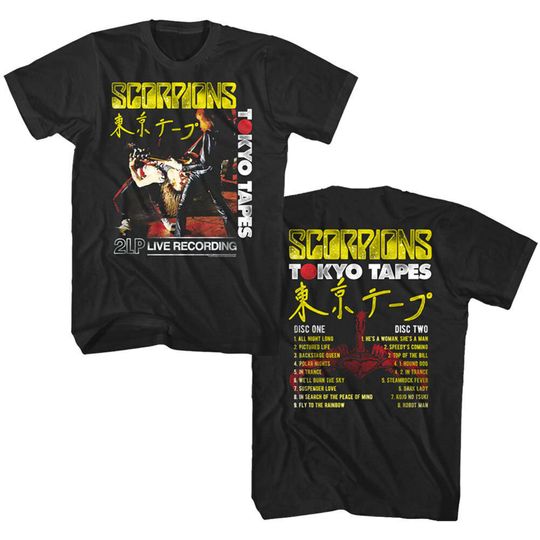 Tokyo Tapes Album Japanese Live Concert Graphic T-Shirt