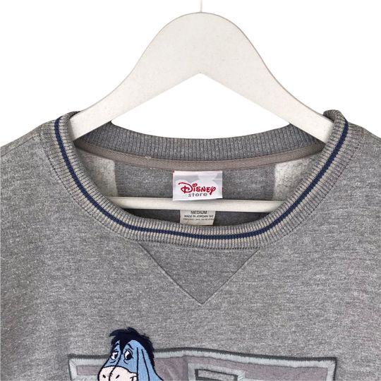 Vintage Eeyore Grey Sweatshirt Size Medium Eeyore