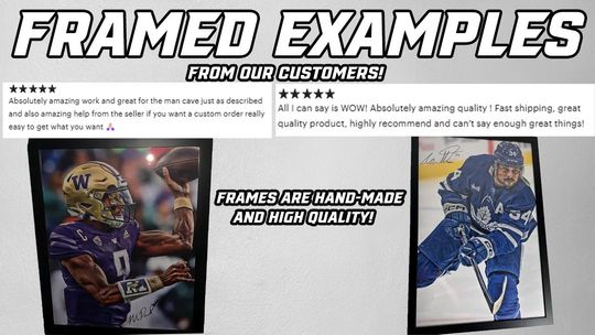 Blake Corum Michigan Wolverines Poster Art Autographed NCAA