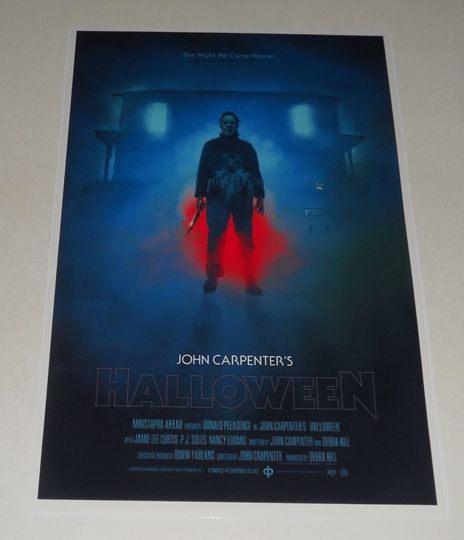 Large Halloween 1978 Michael Myers Poster, RARE new alternate version