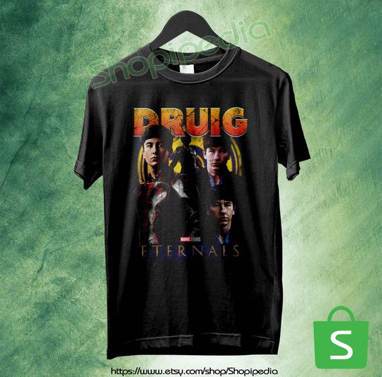 Druig Eternals Vintage Style 90's T-Shirt